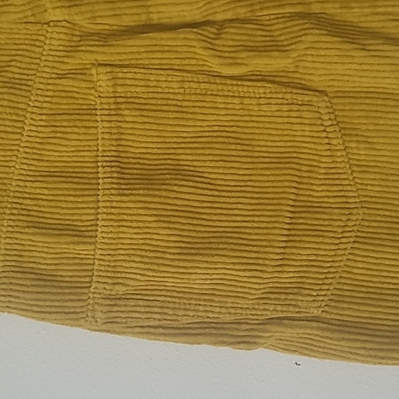 Zara Corduroy Mini Skirt in Mustard Yellow Size XS - Picture 7 of 8